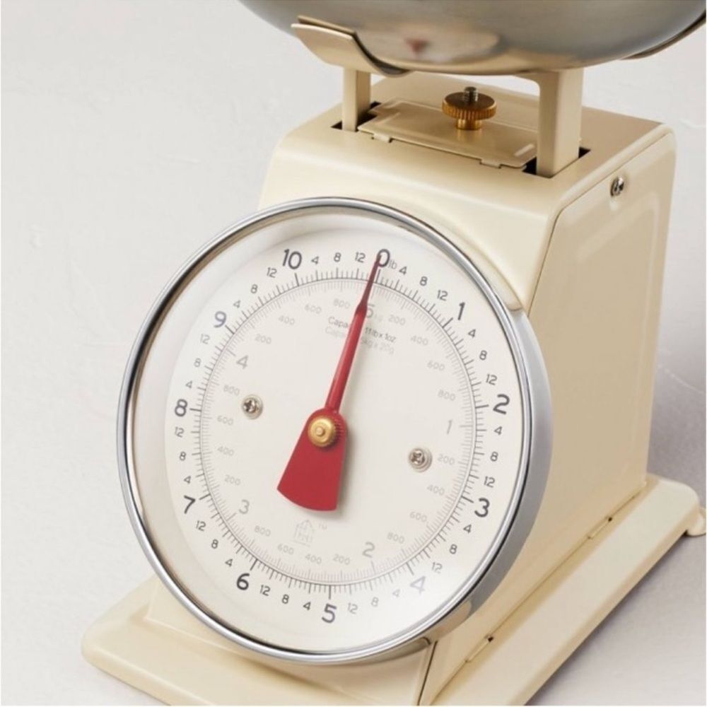 Hearth & Hand With Magnolia 11lb Stainless Steel Kitchen Scale Ivory - Picture 3 of 8